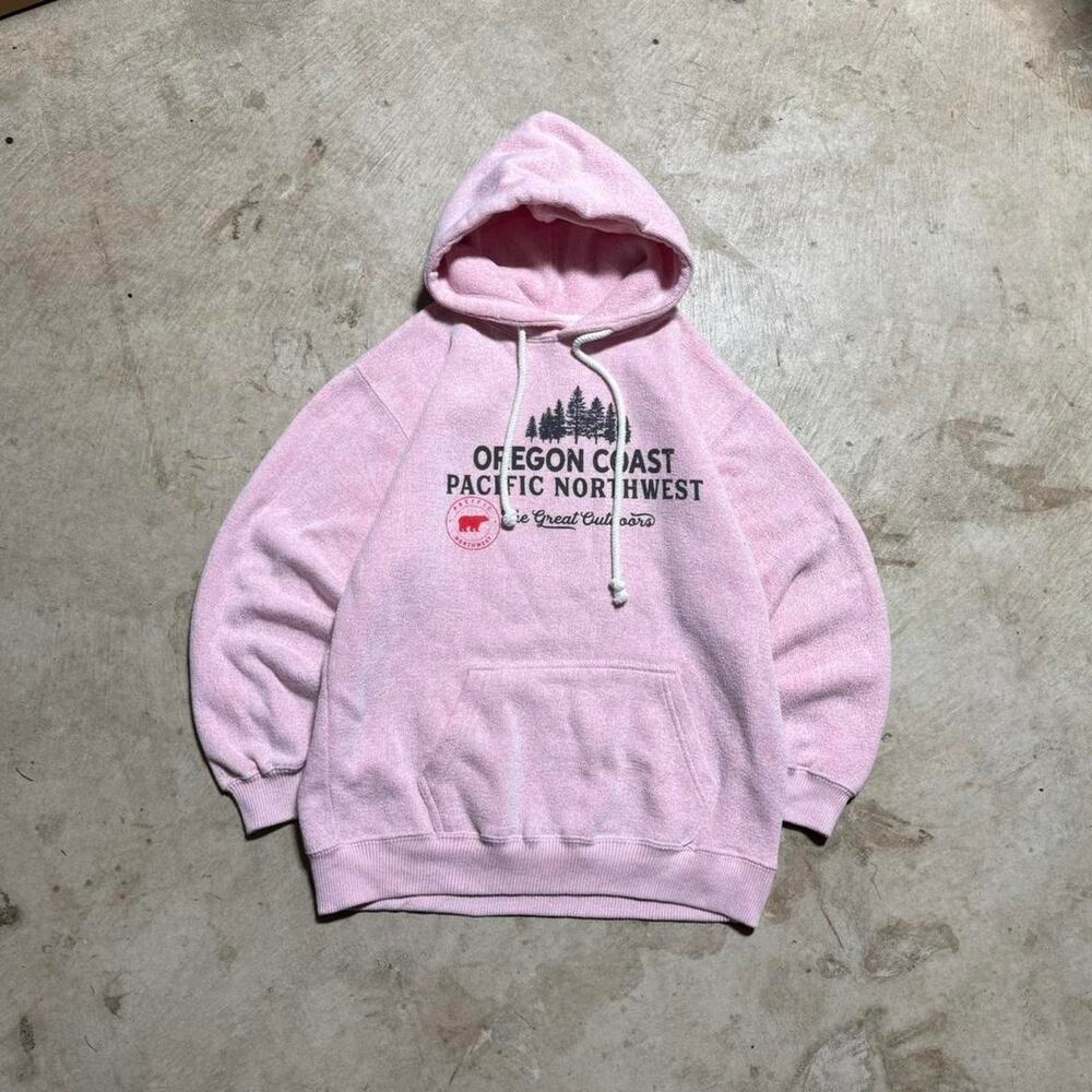 Pink Oregon Coast Graphic Hoodie